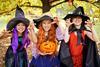 Photo of children dressed up for Halloween. If too hard, photo of Halloween costumes or decorations.