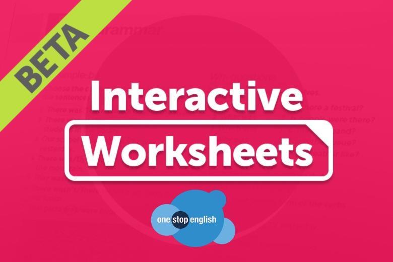 Interactive Worksheets