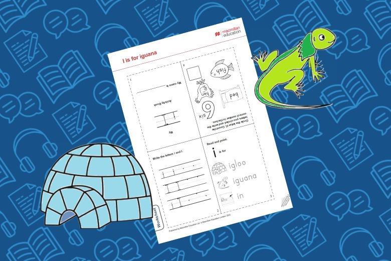 Alphabet booklet: I is for iguana | Teaching tool | Onestopenglish