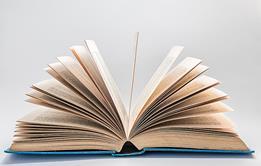 Photo of a very old looking English dictionary.