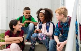 Primary kids talking