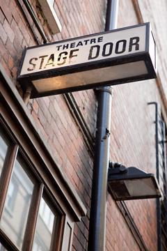 Stage door