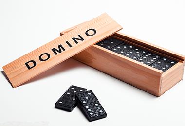 Photo of dominoes.