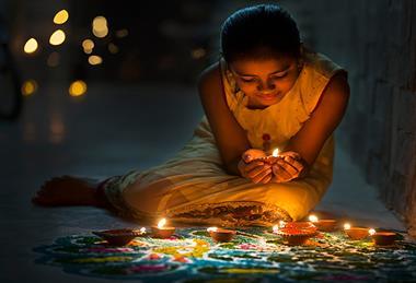 Photo of Diwali celebrations.