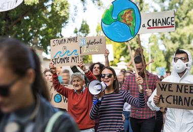 Peaceful demonstration