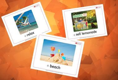 Interactive Flashcards: Summer Vacations