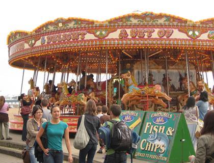 Carousel on Brighton seafront