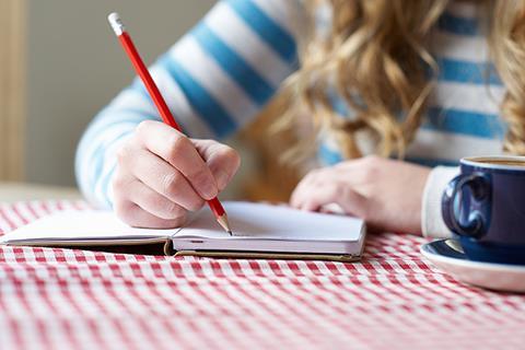 desk for student self assessment