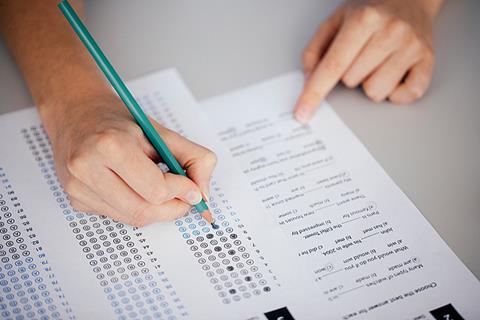 Photo of exam materials, similar to 1, or of the exam's name: ADVANCED.