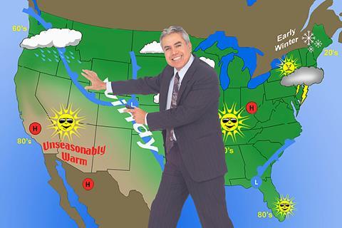 Photo of a Weather forecast or a meteorologist