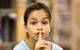 Girl asking to be quiet